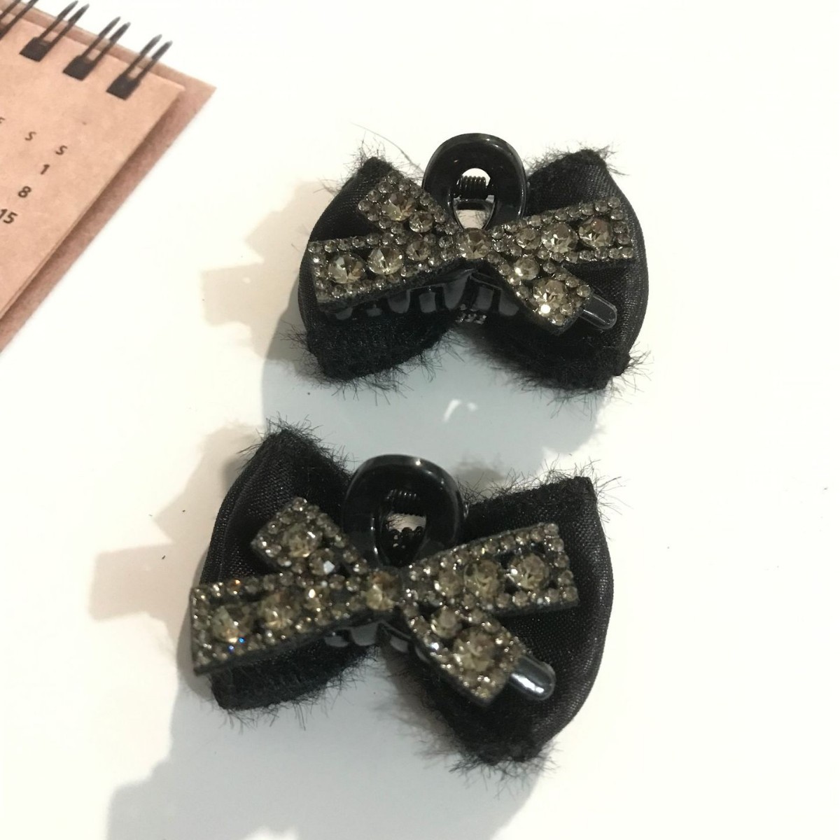 【星芒】蝴蝶結抓夾韓系小號氣質鯊魚夾高端髮夾後腦勺半盤發髮飾