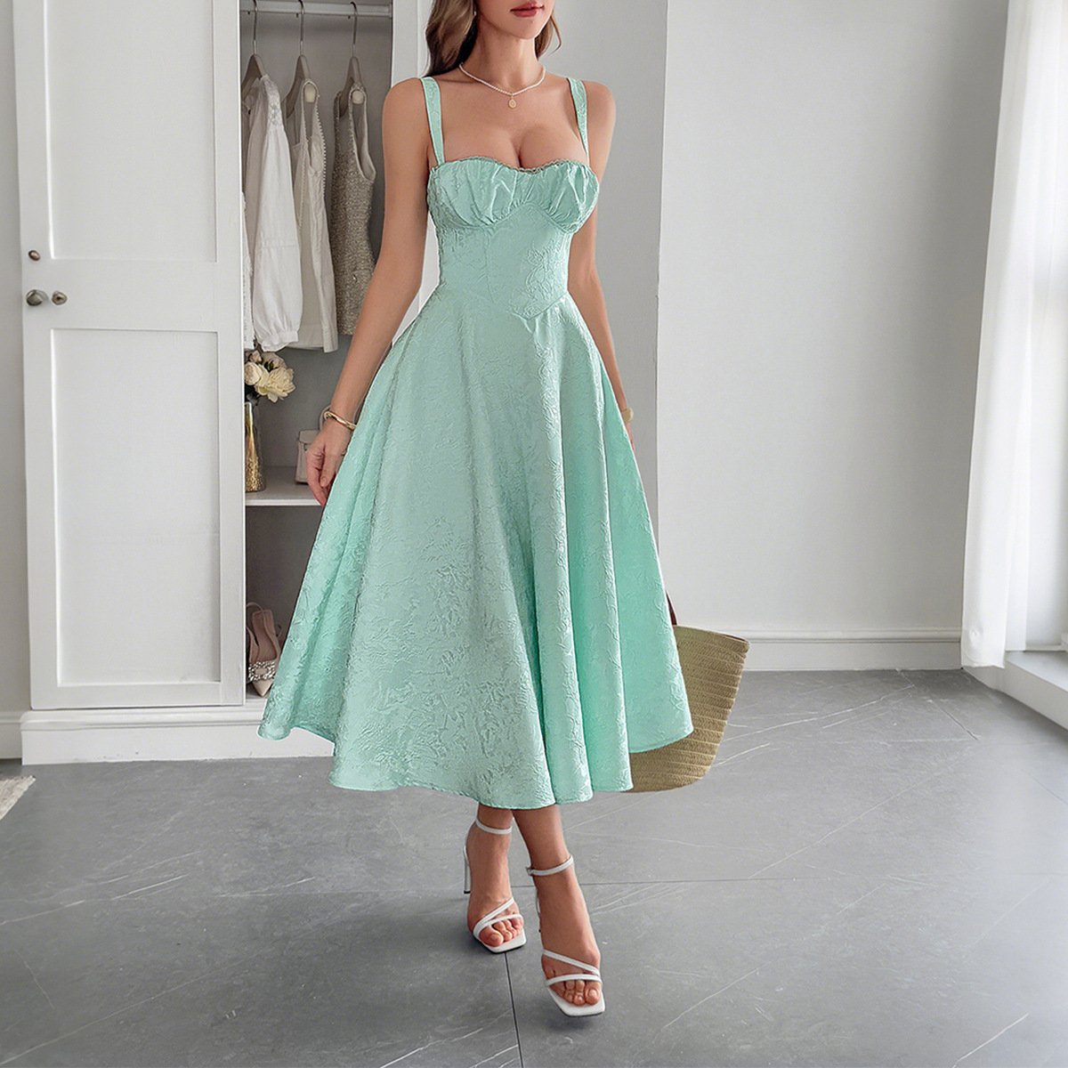 Women's Summer Elegant Strappy Maxi Dress