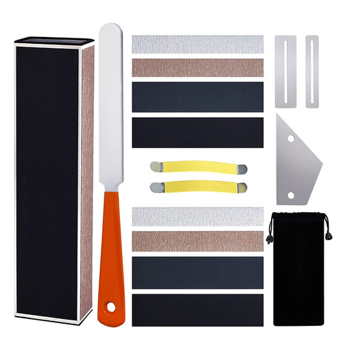 Cross-border hot-selling guitar accessories Leveling bar sandpaper polishing electric guitar bass acoustic guitar instrument tool set