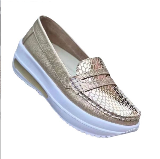 Women's Shoes large size new summer color matching casual single shoes for women round toe low top wedge heel fashionable toad shoes _voghion.com