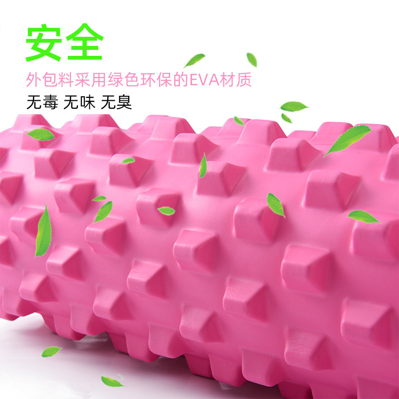 狼牙棒中空ヨガ柱evaマッサージ棒筋肉リラックスドラムヨガ棒泡軸ローラー工場卸売り|undefined