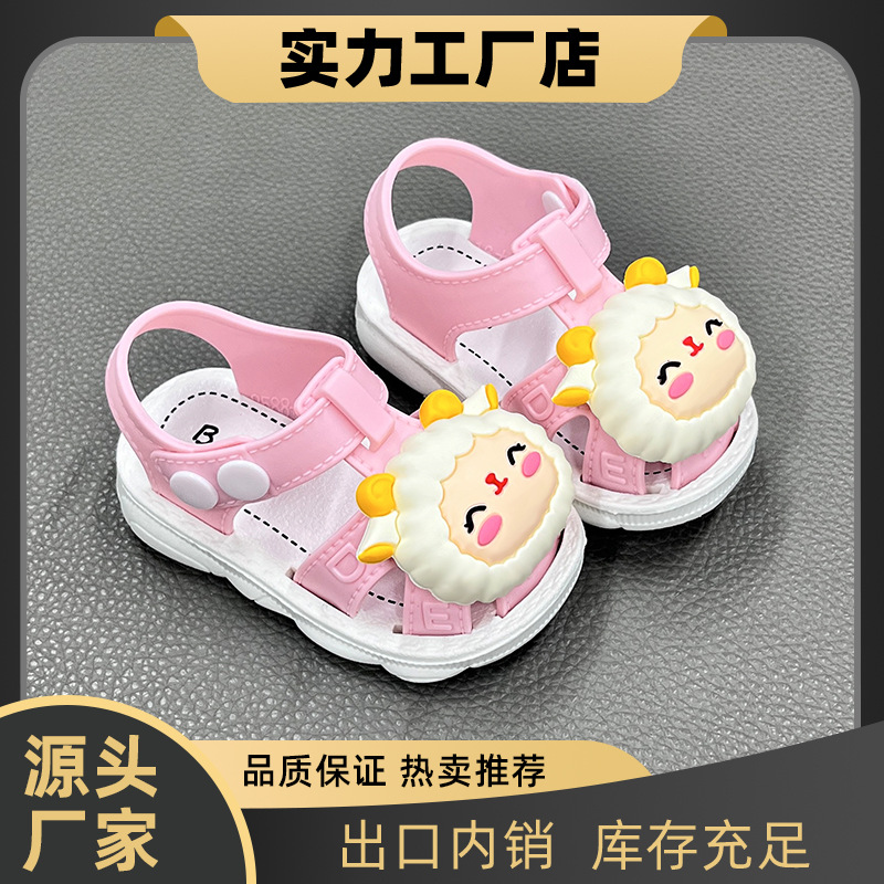 Nuevas sandalias infantiles de verano, bebés, zapatos para niños pequeños, fabricantes de zapatos para niños pequeños, comercio exterior al por mayor, comercio electrónico