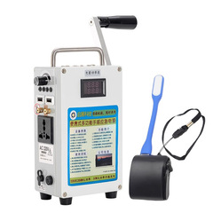 電源 220V160W 手回し発電機自動運転キャンプ緊急照明点火充電宝物蓄電屋外