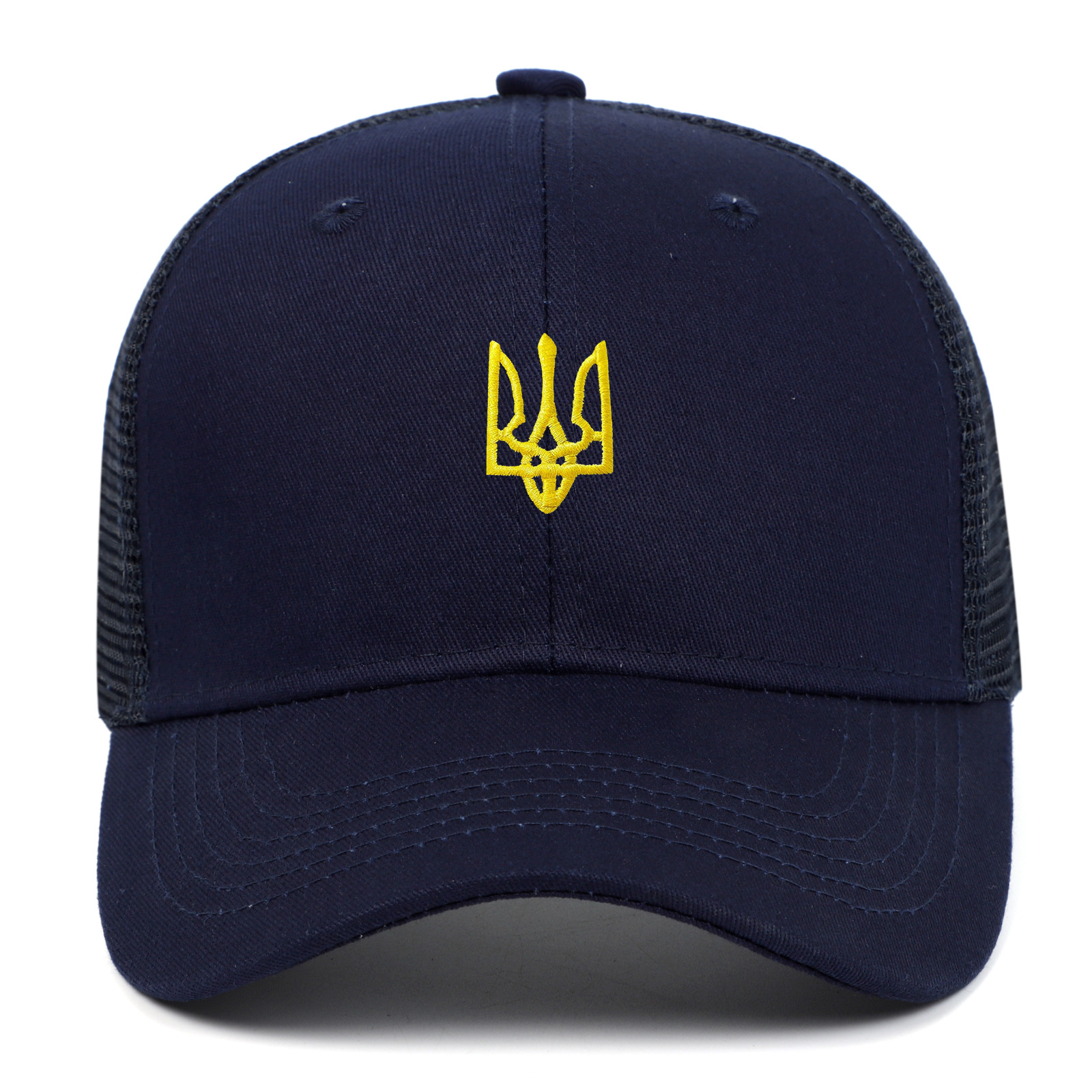 6-piece mesh cap navy blue