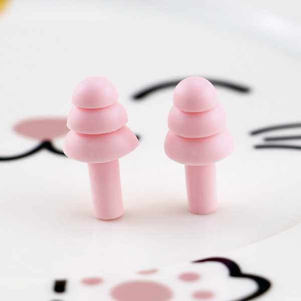 Silicone travel waterproof wireless earplugs for swimming