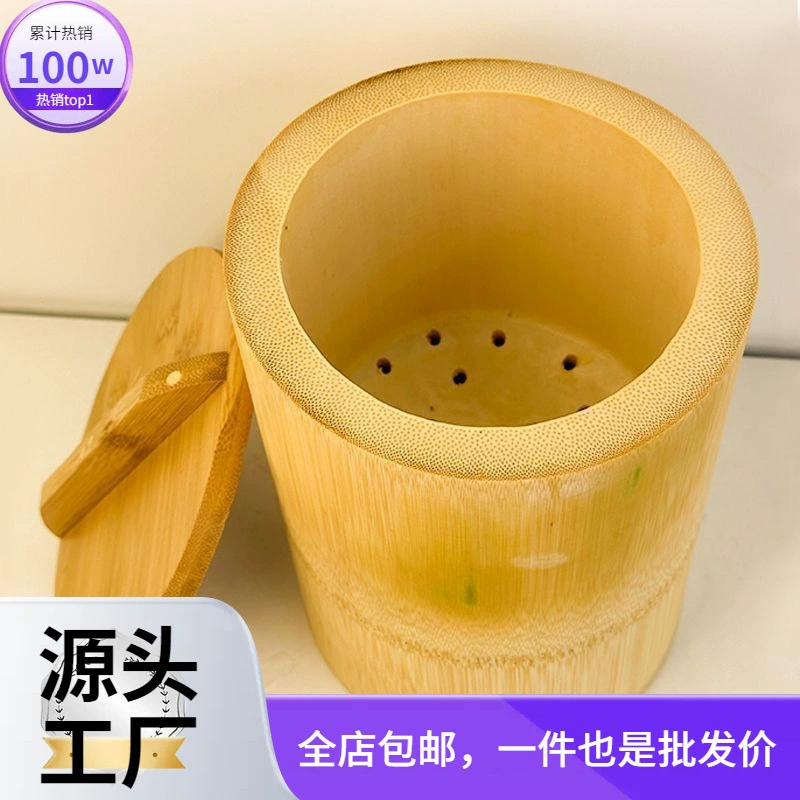 Ведро для риса на пару из бамбука, рис на пару ручной работы, рис на пару из бамбука, рис на пару из бамбука, бытовое ведро для риса из цельного бамбука, прямая продажа с фабрики