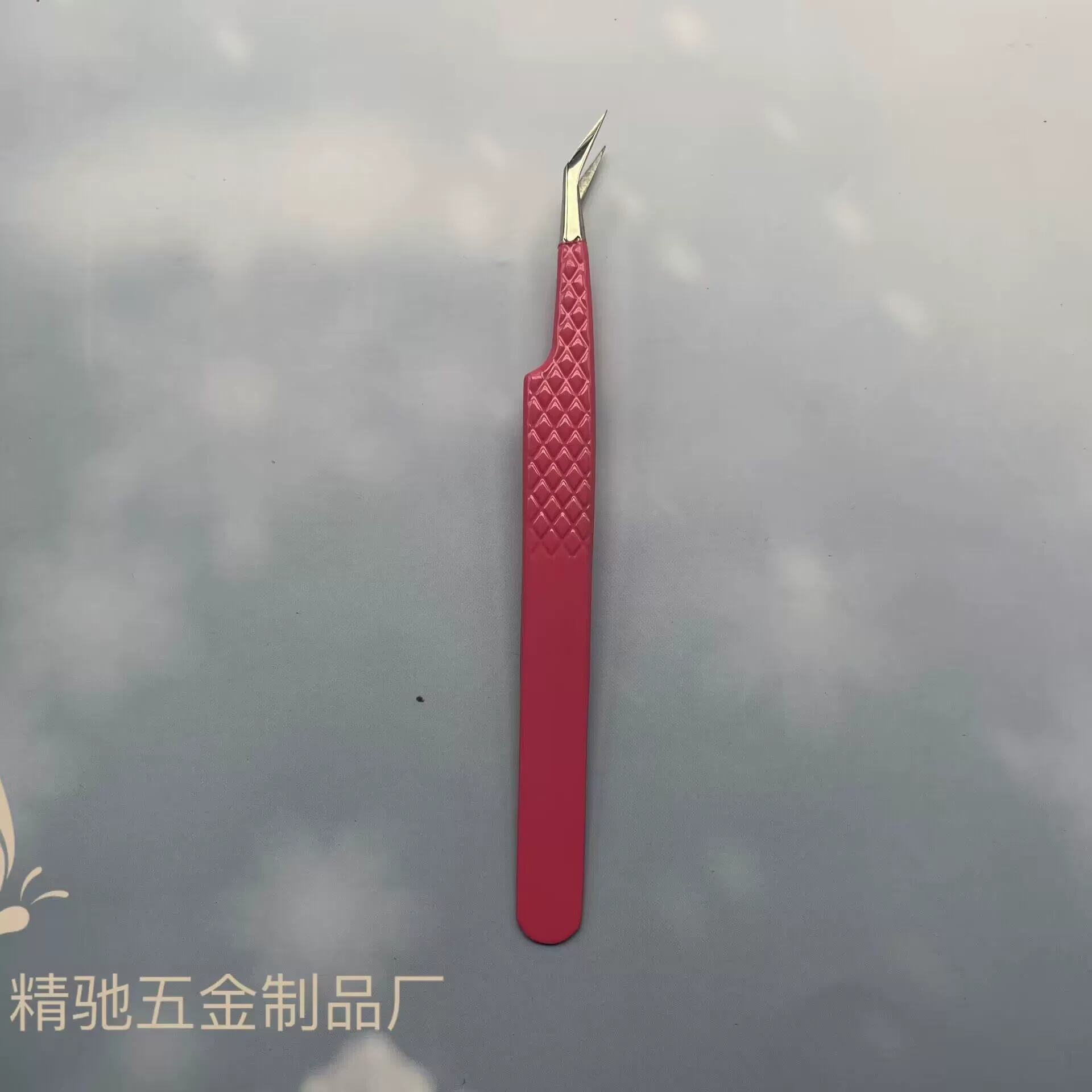 Eyelash extension, tweezers, eyelash curler