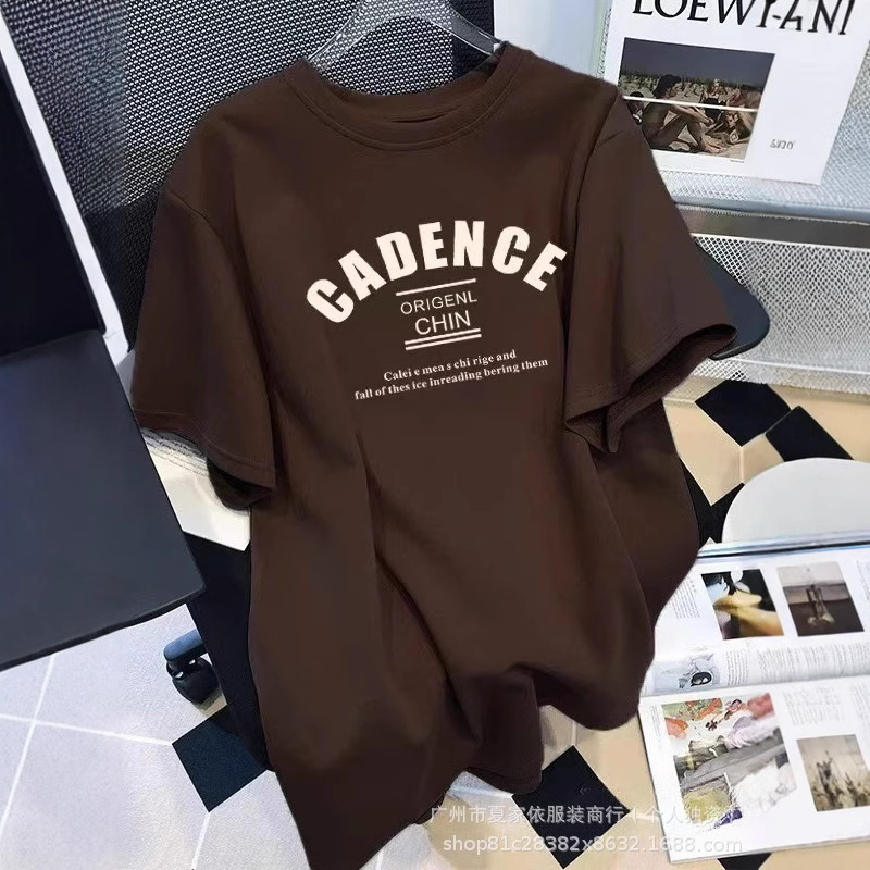 1元2元夏の露店人気の婦人服半袖Tシャツ女性の韓国風ルーズトップス外国貿易格安卸売商品|undefined