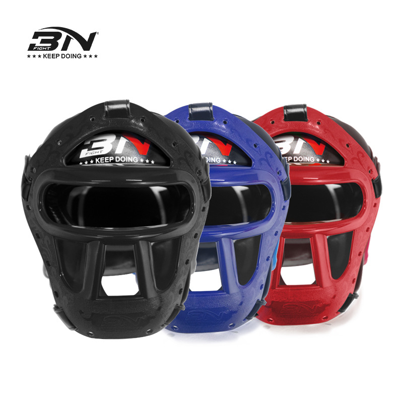Fully Enclosed Boxing Helmet Adult & Children Face Protector Headguard for Sparring Taekwondo MMA Kickboxing Protection Headgear