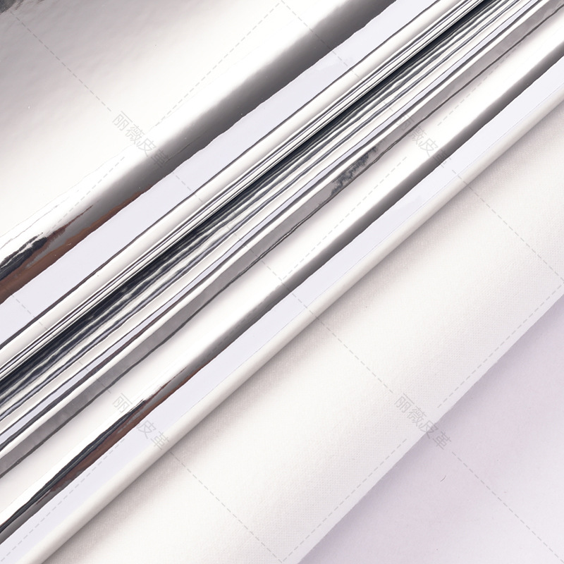 tpu高亮镜面革无折痕pu箱包皮革面料仿皮沙发人造革鞋材包装革