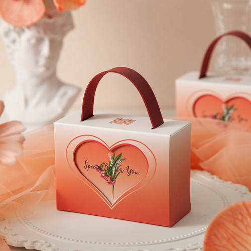 Creative Flowering Cherry Blossom Handheld Wedding Gift Box