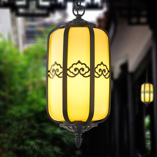 Ceiling Lamp outdoor waterproof garden pavilion Chinese lantern led hanging lamp outdoor Villa Terrace Gate garden lamp