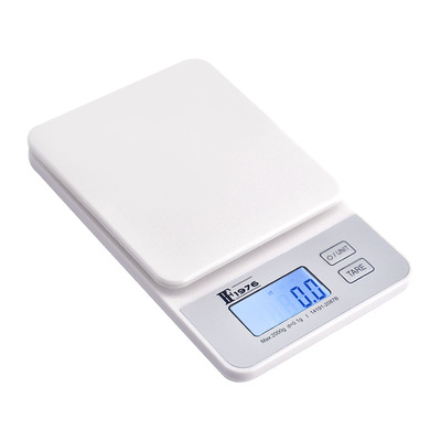 厂家批发蓝色背光显示家用电子厨房秤珠宝秤带塑料托盘称食物黄金|ru