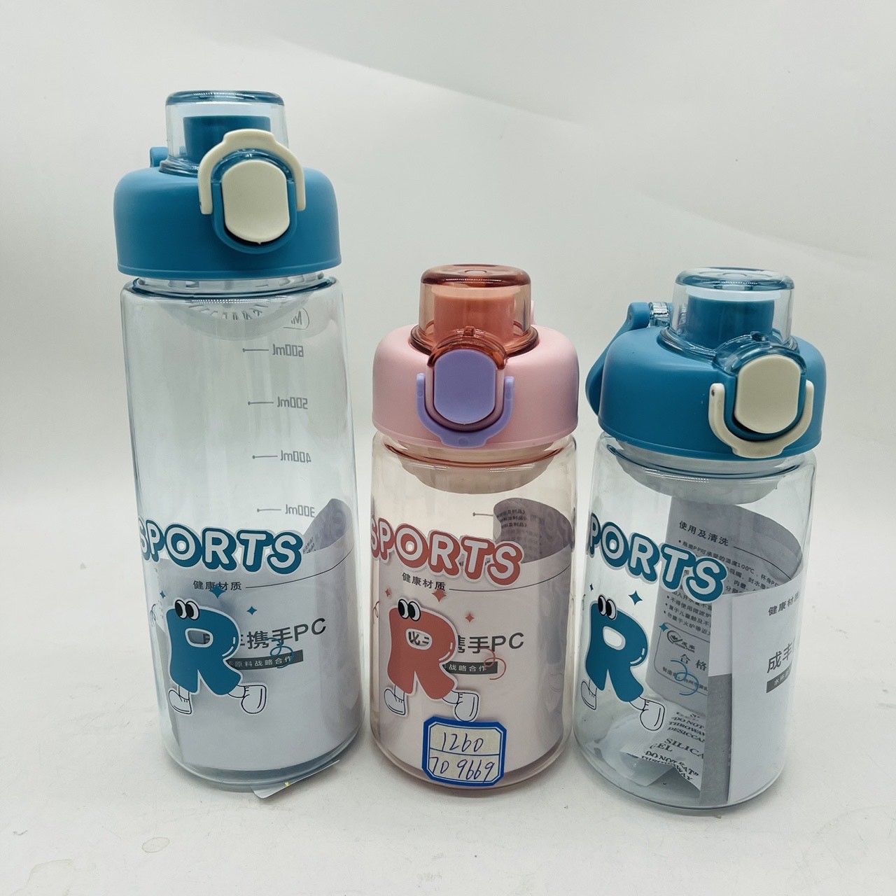 Chengfeng tazas de plástico nuevos deportes al aire libre estudiantes tazas de plástico para hombres tazas de bebida directa de gran capacidad de 800ml tazas de rebote