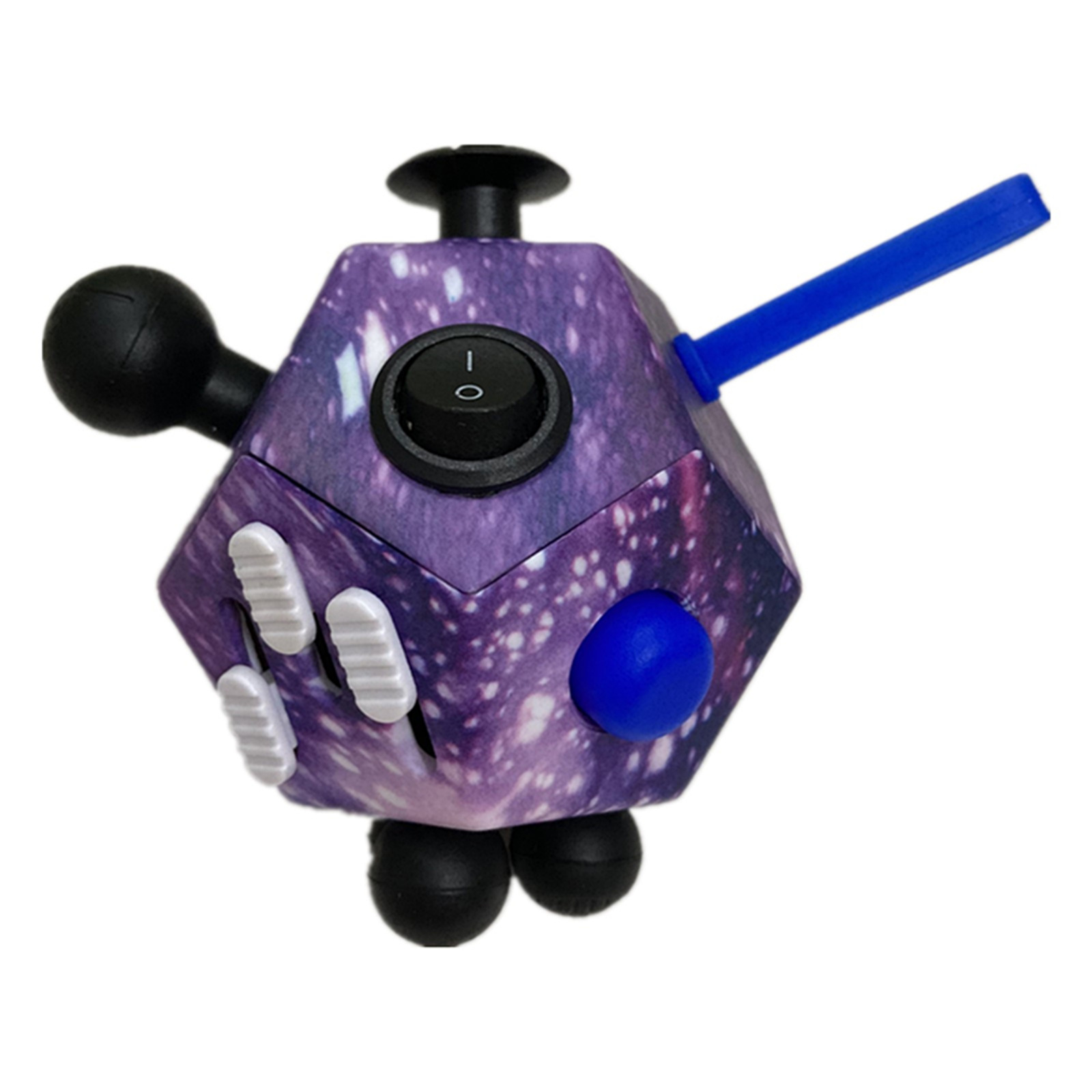 D5 별이 빛나는 하늘 보라색과 흰색