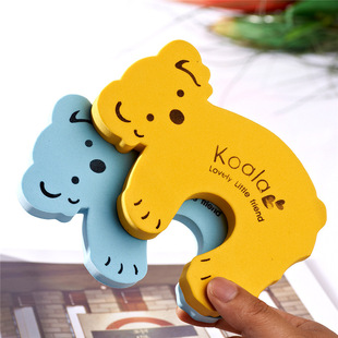 Solid Color Cartoon Foam Protective Door Card Kidsren's Protective Eva Door Clip Animal Shape Door Stop Kidsren's Anti-Pinch