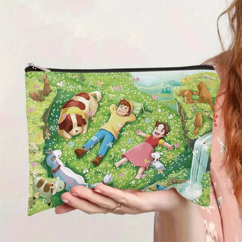 国境を越えたAmazon temuの人気の子供用ヒトデ動物文字さまざまな両面プリント化粧品袋大容量|undefined