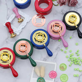 火漆熔炉实木炉子 文艺复古火漆印章专用熔炉 火漆印化蜡熔炉