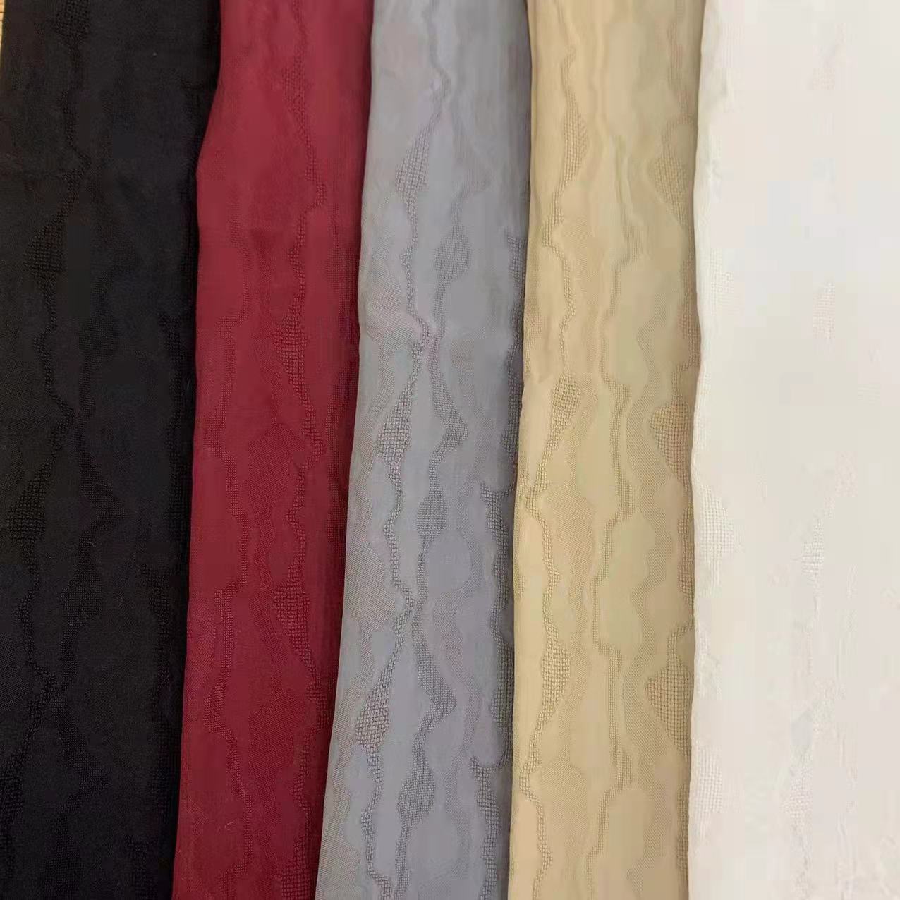 新艺天丝人棉亚麻烟纹缎提花布料春夏汉服旗袍中国风古装服装面料