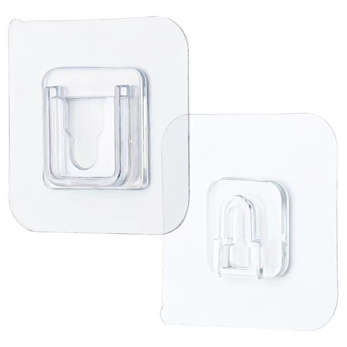 52 silk buckle mother and son buckle without drilling wall mount router sticker clip storage power strip fixer adhesive hook hooks