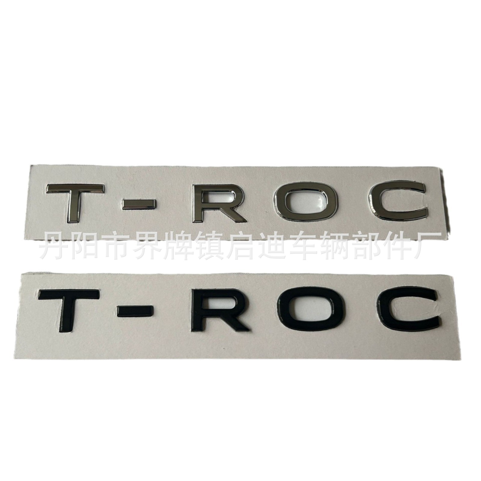 Etiqueta de letras especiales de letras especiales para la modificación exterior estándar inglés T-ROC de etiqueta de letras especiales para la decoración final de etiqueta de letras de exploración popular