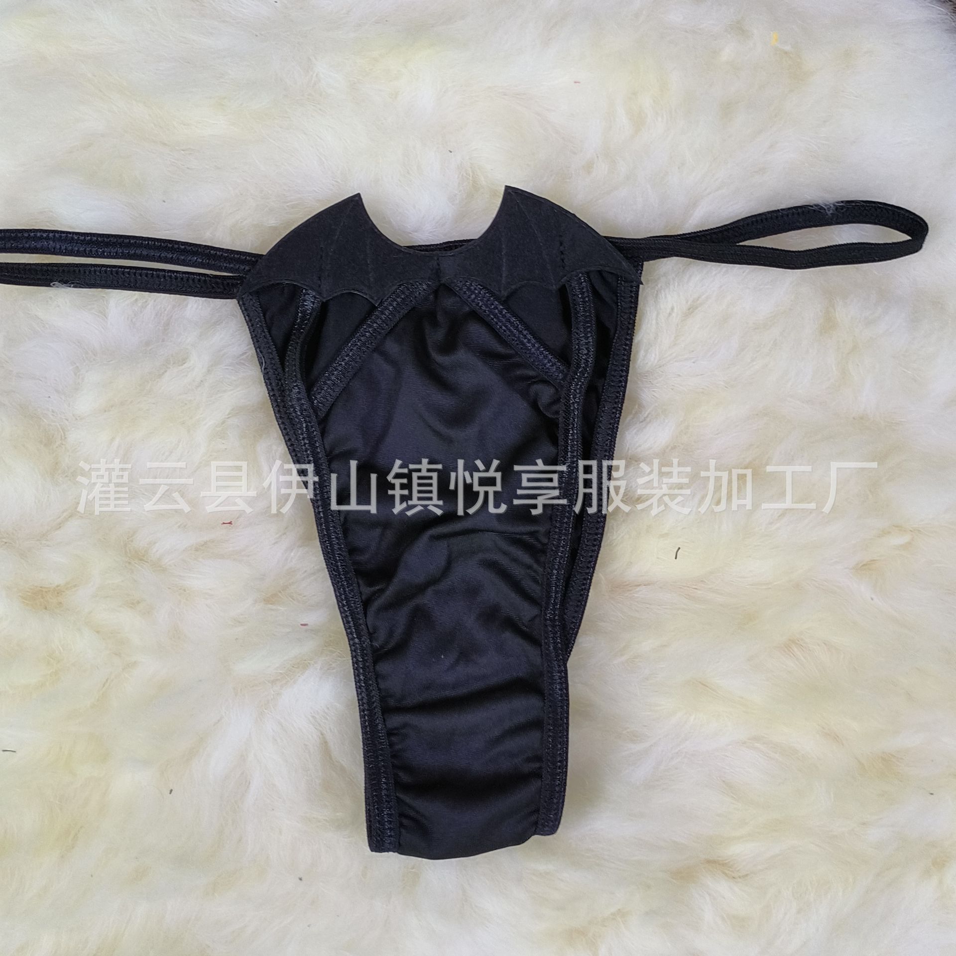 外贸欧美情趣内衣万圣节小恶魔性感系带睡衣女士三点比基尼套装