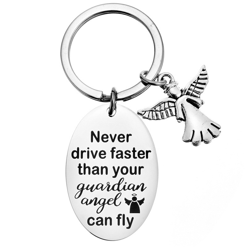 Amazon Guardian Angel and Angel Couple Lovers Keychain Gift