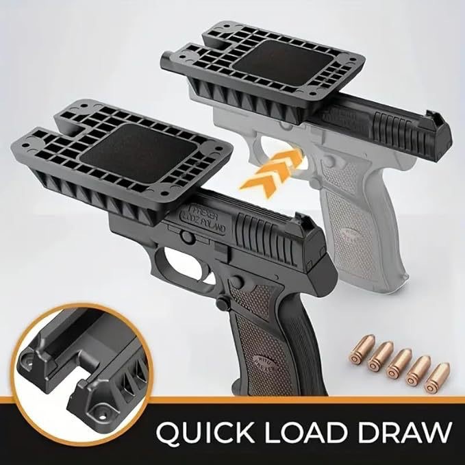 跨境速抽枪架Gun Magnet/Gun Holder 43LBS强磁铁枪底座GLOCK支架