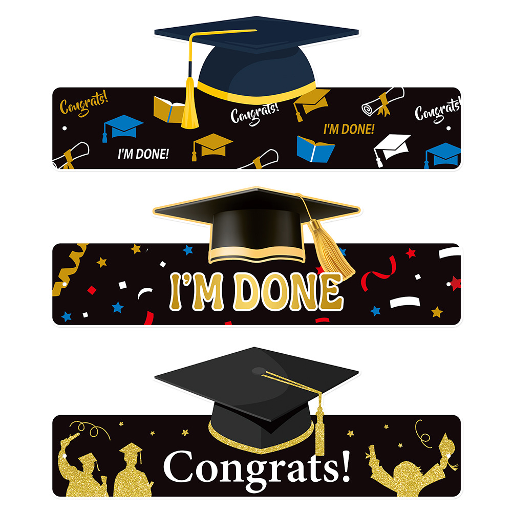 Amazon graduación decoración foto props sombrero graduación temporada Fiesta ceremonia atmósfera diseño graduación soltero sombrero