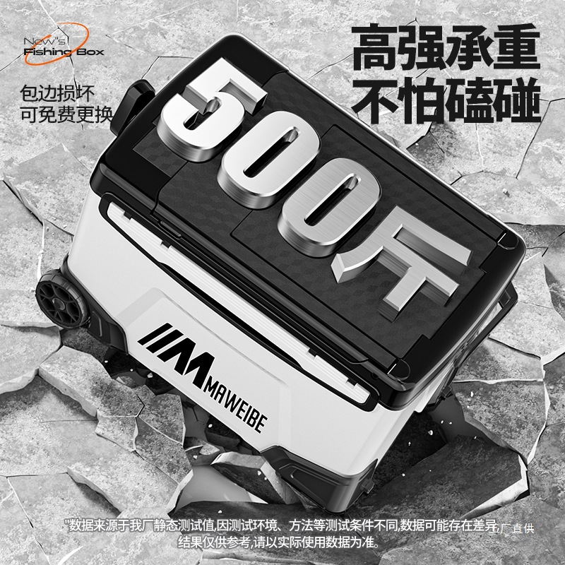 Caja de pesca completa nueva caja de pesca multifuncional ultra ligera de 36 litros, caja de pesca especial de pesca de Taiwán, caja de pesca salvaje, equipo de pesca.