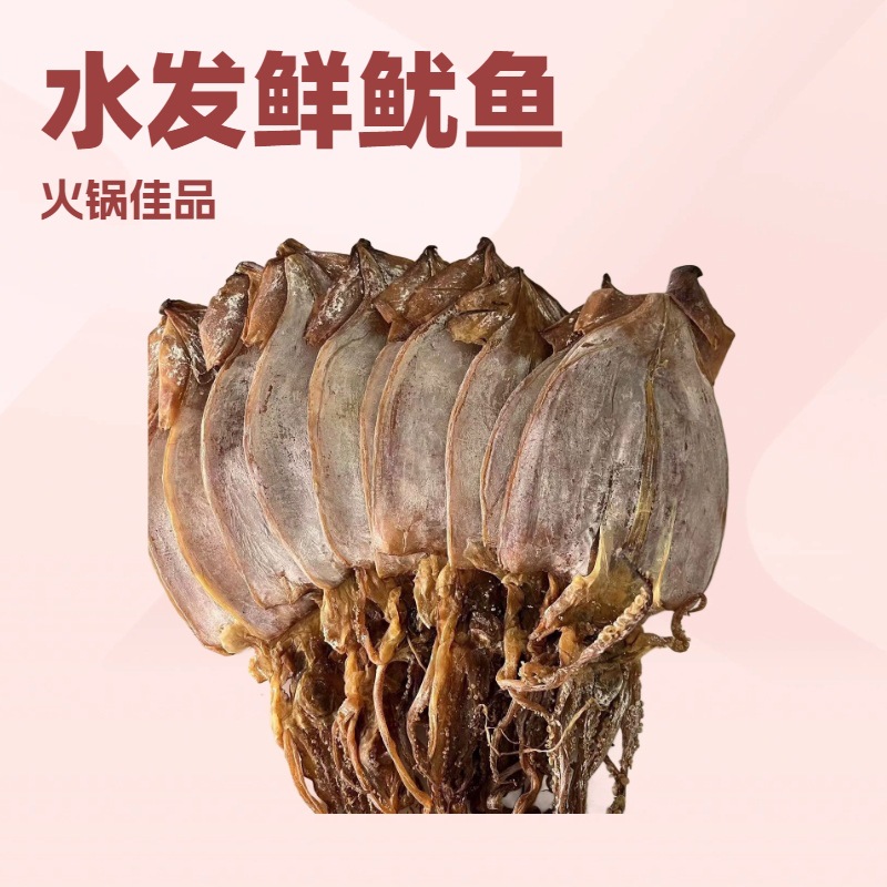 批发水发鱿鱼朝鲜族鱿鱼烧烤火锅餐饮干250g样品干货海鲜