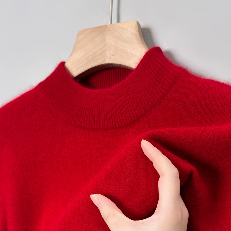 Расцветка свитер, удобная для тела knitted T-shirt для отдыха, 9 цветов, высокий воротник