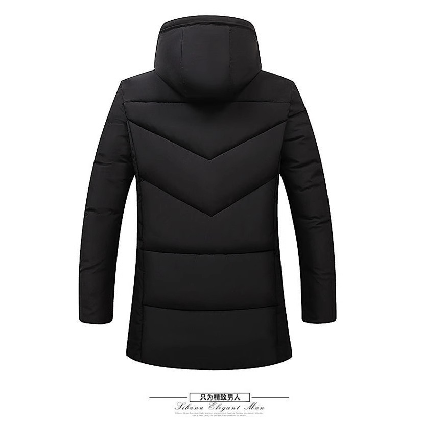 Abrigo acolchado de algodón de invierno para hombres de mediana edad y ancianos de mediana edad abajo Abrigo acolchado de algodón extra-grande engrosada Abrigo con capucha papá desgaste ventas directas de fábrica