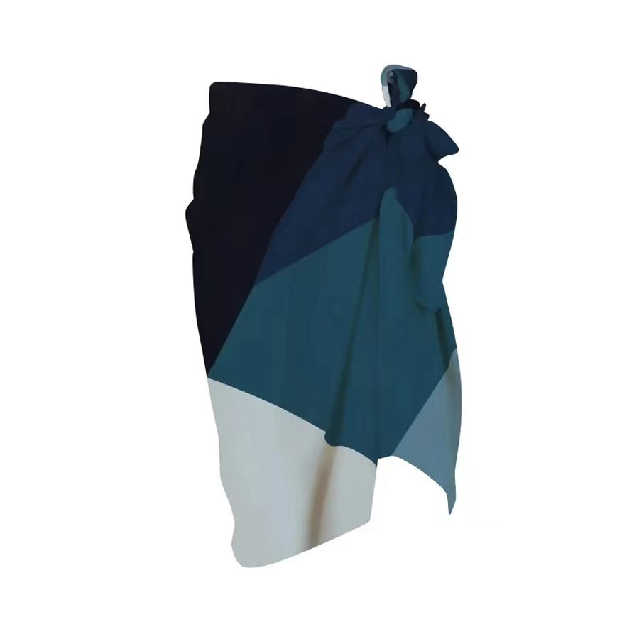 GraceChic GraceChic European And American One-Piece Two-Piece Set Cross-Border Hot Sale Sexy Color Block Strap Tight-Fitting Gathered_voghion.com