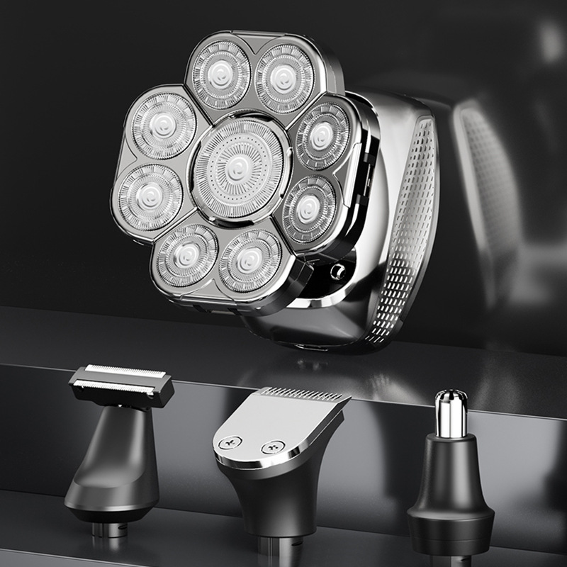 The bald artifact self-scraping special York nine-blade electric shaver men's shaving factory wholesale a generation of hair