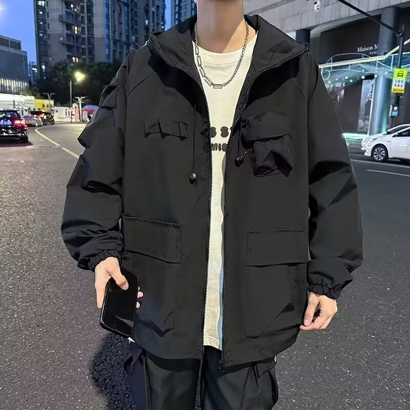 New cross-border men's clothing for spring and autumn, American-style flight worker jacket, men's high-end windproof flight jacket New cross-border men's clothing for spring and autumn, American-style flight worker jacket, men's high-end windproof flight jacket