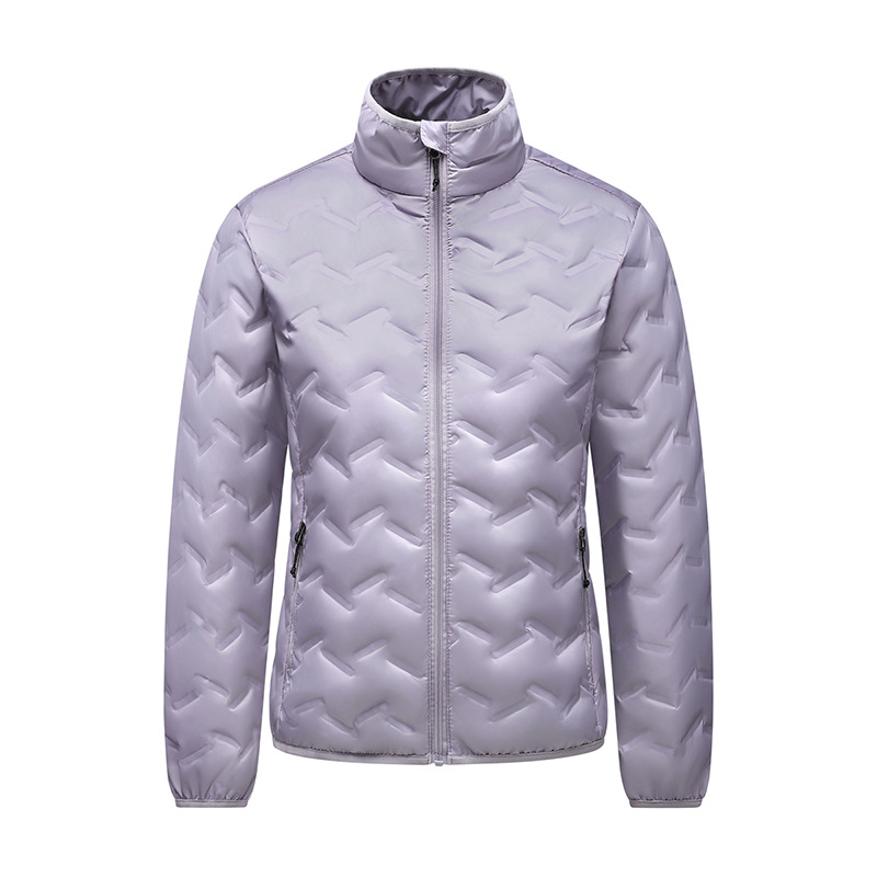 Transfronterizo ultraligero chaqueta de plumón de costilla hombre corto otoño / invierno 2025 nuevo abrigo de plumón de cuello caliente comercio exterior