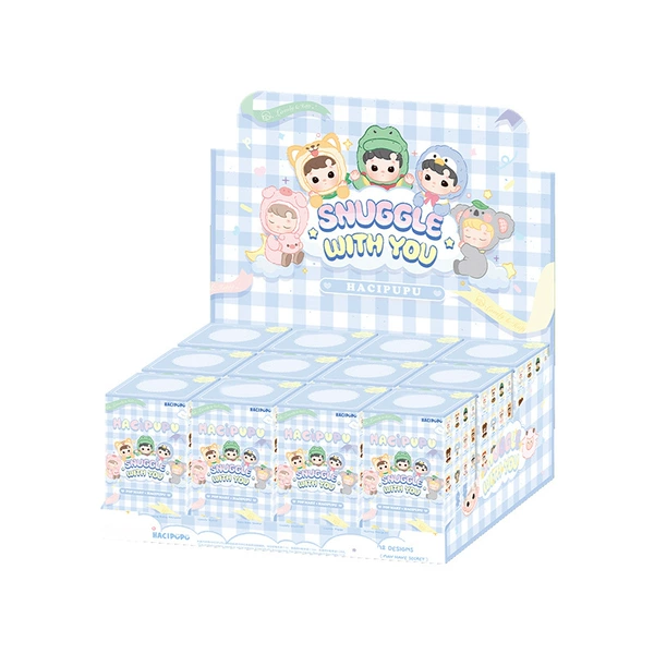 HACIPUPU animal sticker series figure blind boxes (the price of 12 pieces in the whole box)