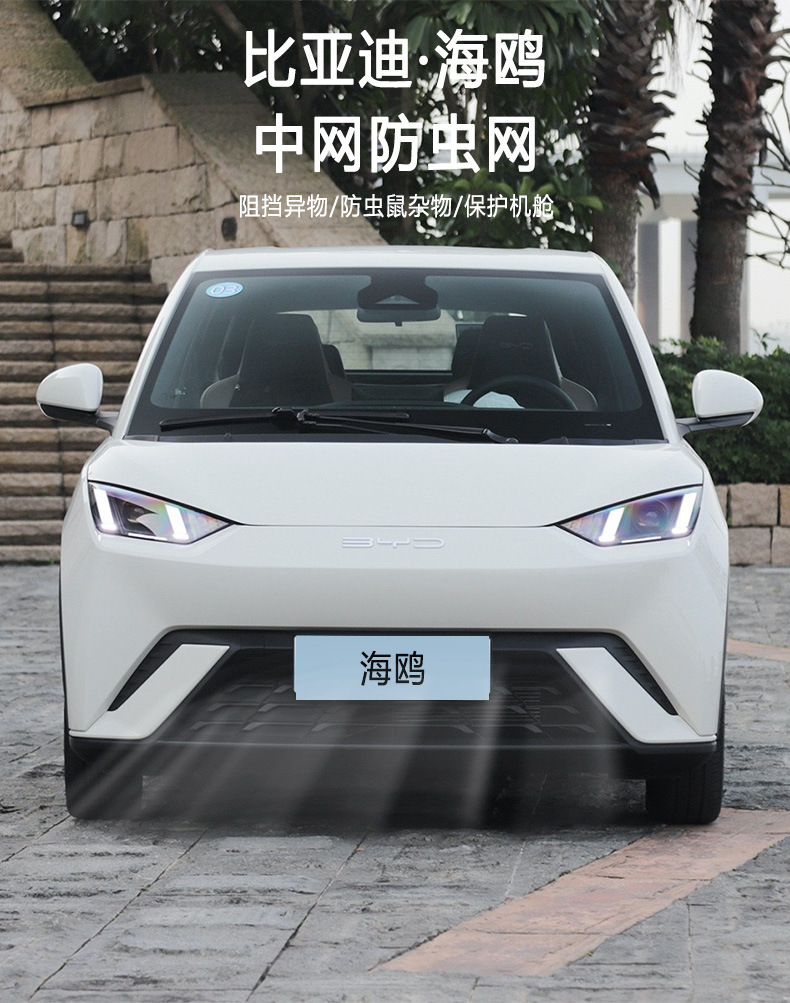 Suitable for Byd Seagull Insect-Proof Net, Anti-Catnip Pollen Front Grille, Anti-X Protective Front Trim Accessories, Original Factory Fit