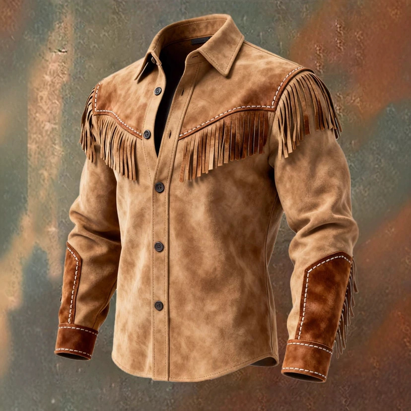 K Small Niche Design Tassel Jacket With Retro Temperament And Fashionable Top_viptrois.com