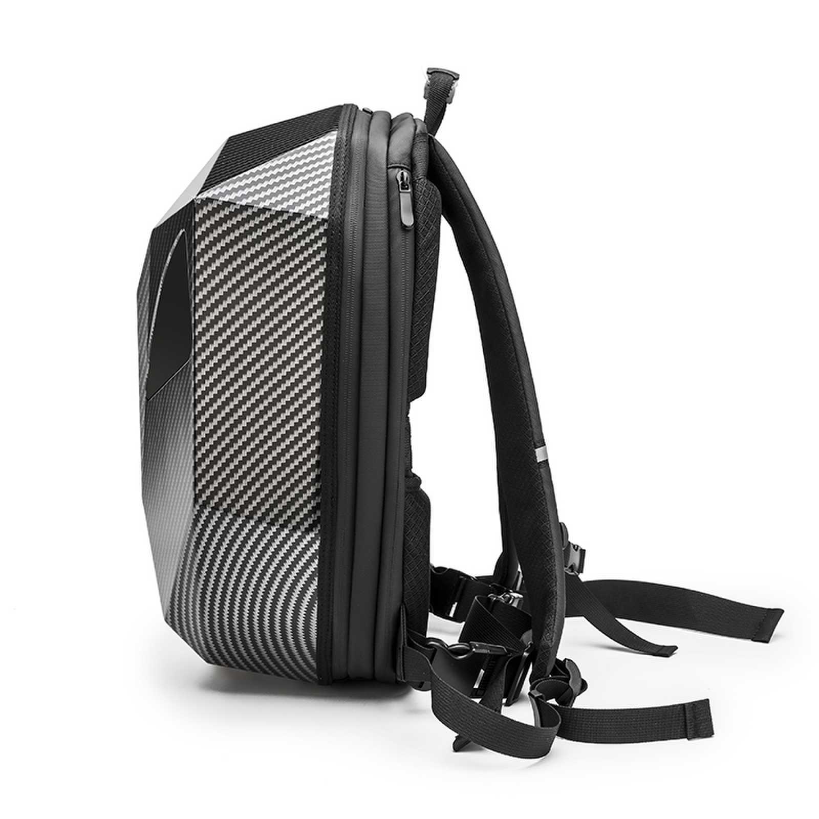 Bolsa de locomotora LED inteligente de 18 pulgadas Iron Man mochila de ciclismo bolsa de casco fresco material de nylon para PC
