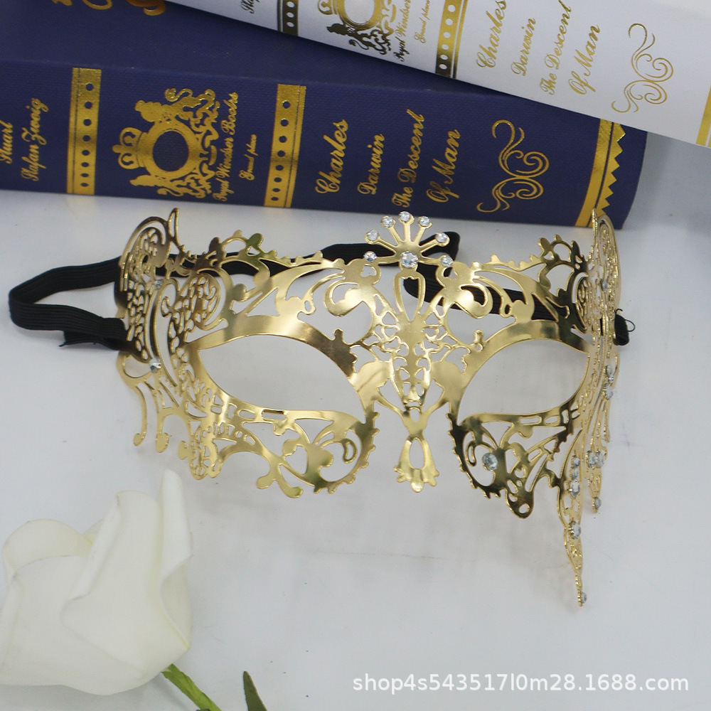 Amazon máscaras de metal calientes, máscaras de hierro forjado, máscaras de alta calidad, máscaras de fiesta de mascaras