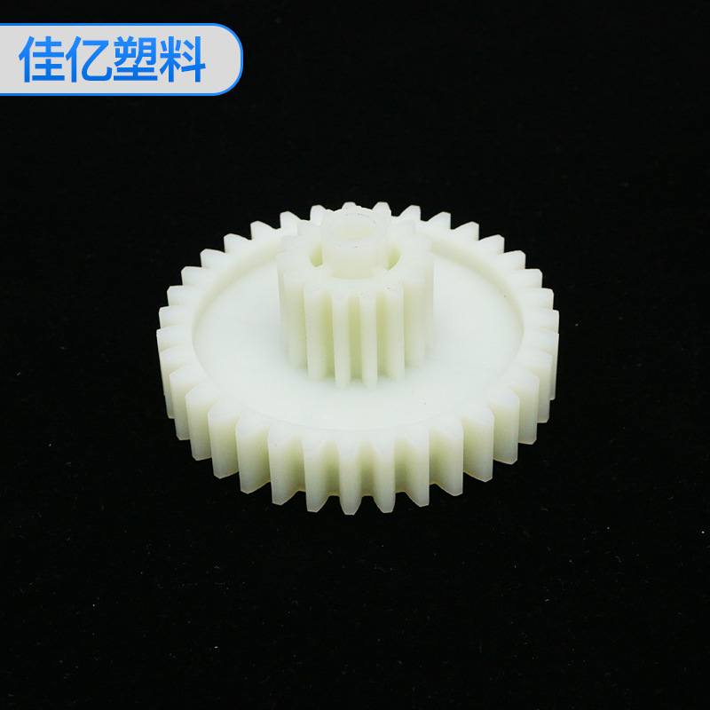 绞肉机齿轮82# 外齿轮双层齿轮 小型高精度塑胶齿轮 非标塑料齿轮