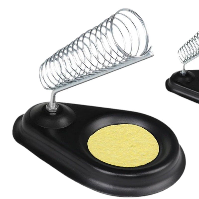 Подставка для электрического паяльника металлическая подставка для паяльника luoiron сварочная паяльная станция дно Оловянная проволока седло для припоя круглая подставка для паяльника