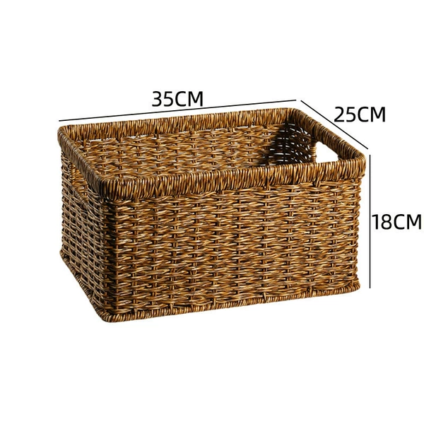 Dark coffee color 35*25*18cm double editor
