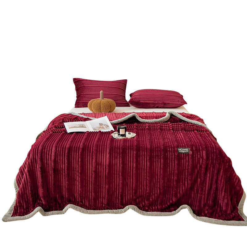 Comercio exterior transfronterizo conejo mantas de peluche invierno grueso mantas de siesta de oficina mantas de sofá mantas de lana de coral mantas