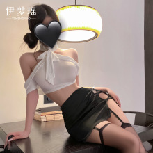 伊梦瑶情趣内衣性感秘书包臀裙纯欲免脱办公室激情制服诱惑
