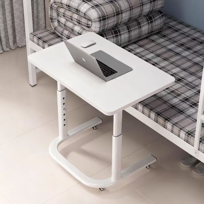 Mobile adjustable height office desk, home laptop table, bedroom bedside writing desk, student dormitory folding table