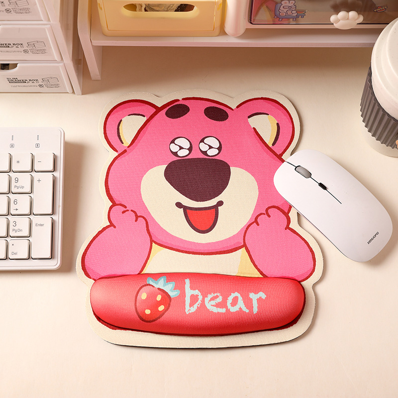 Alfombrillas de ratón transfronterizas, divertidas y variadas, reposamuñecas, alfombrillas de ratón de alta calidad con formas especiales, alfombrillas de ratón de dibujos animados para hombres y mujeres