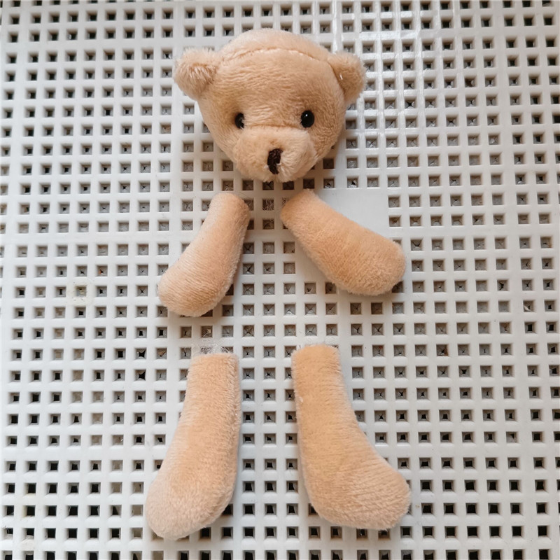 4cm split bear rabbit hair semi-finished children's clothes hat pants scarf accessories accessories DIY
